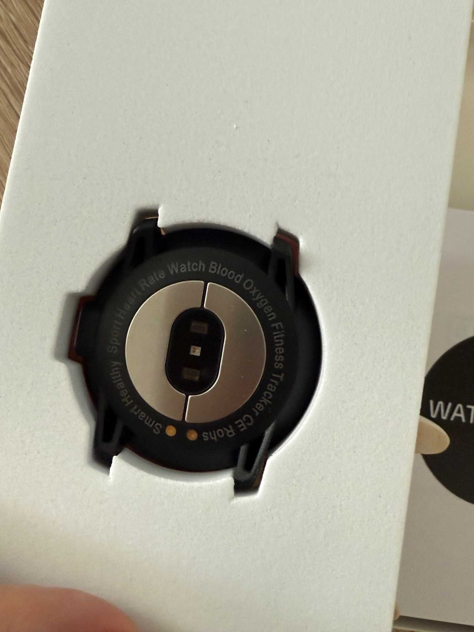 Smartwatch sportowy unisex Watchmark WM18 plus czarny NOWY kardiowatch