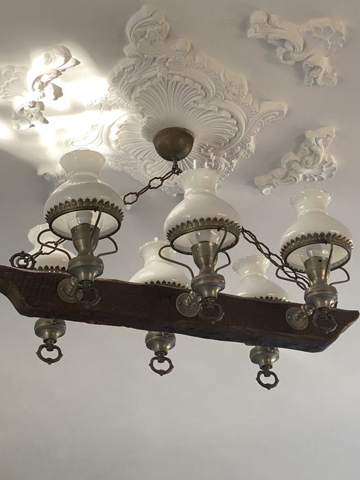 Zydandole stare wiszace 2 sztuki komplet