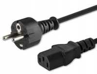 Kabel zasilający atx do komputera, ups, tv 2-3 metrów czarny