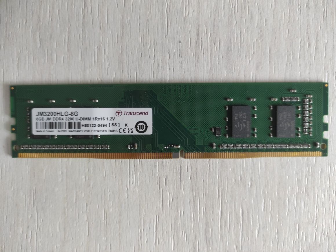 Оперативна пам'ять. ОЗУ DDR4 8GB 3200