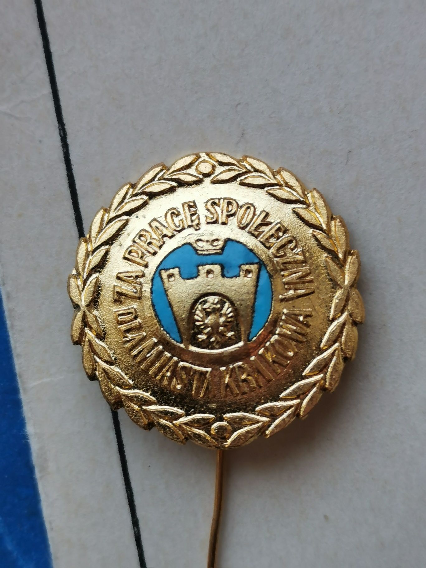 Złota odznaka za pracę społeczną Kraków