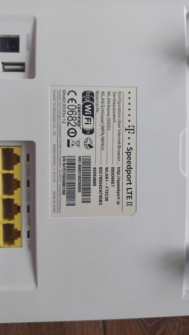 Router Huawei LTE B593u-12