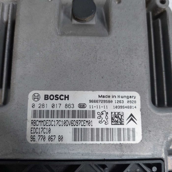 Centralina de Motor  Citroen Berlingo 1.6 HDI (2012)