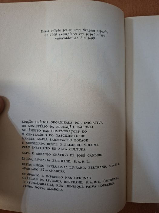 BOCAGE Opera Omnia lll