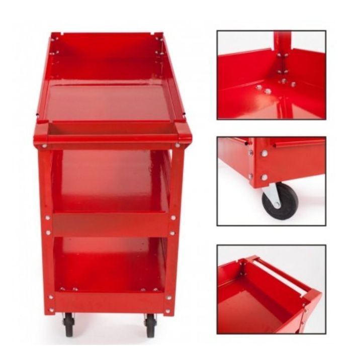 Carro Suporte e Arrumação Ferramentas Oficina - 3 andares