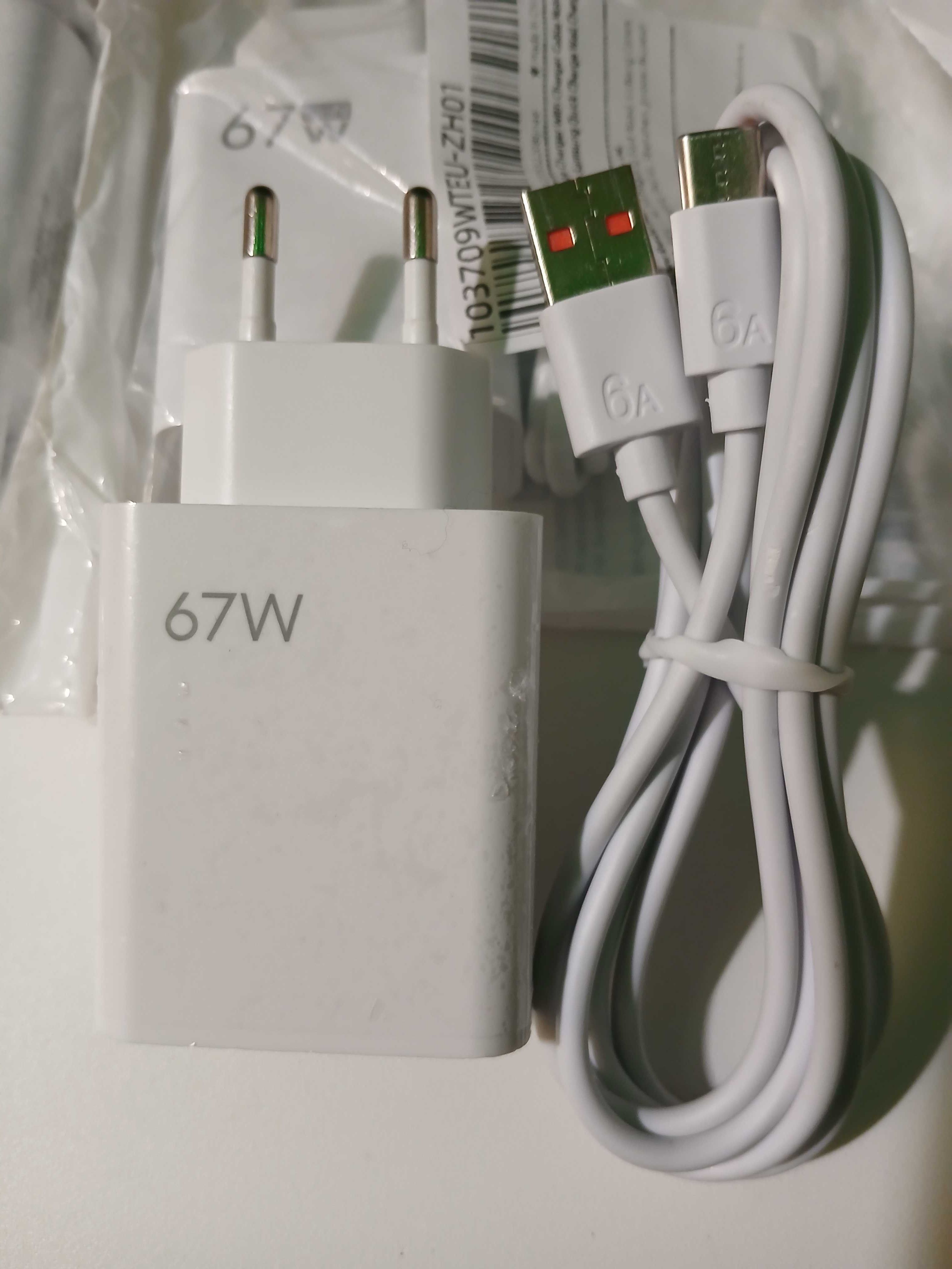 Зарядное 67w АКЦИЯ Зарядка с качественным шнуром Xiaomi. 67W 33w 120w