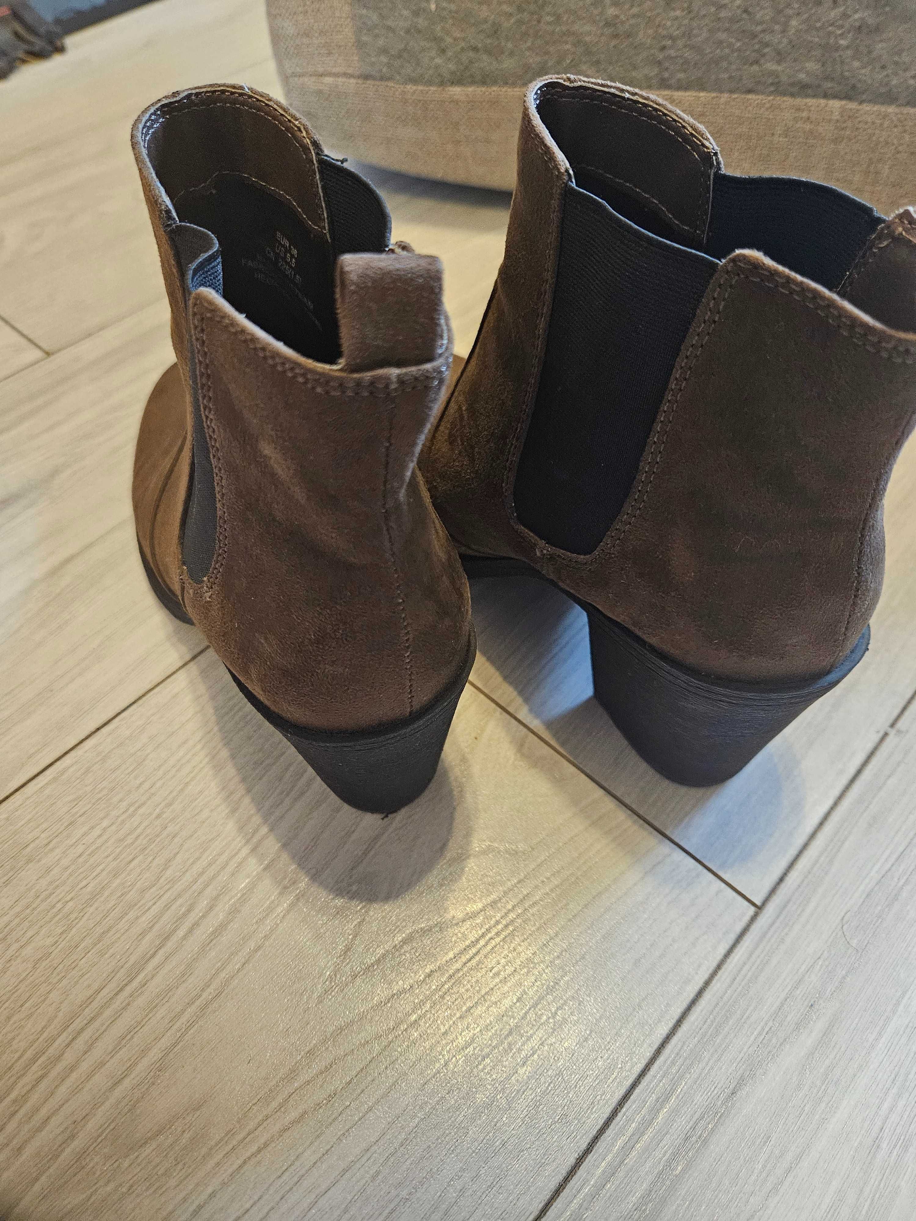 Botki, H&M, stan bdb, rozmiar 36, założone pare razy