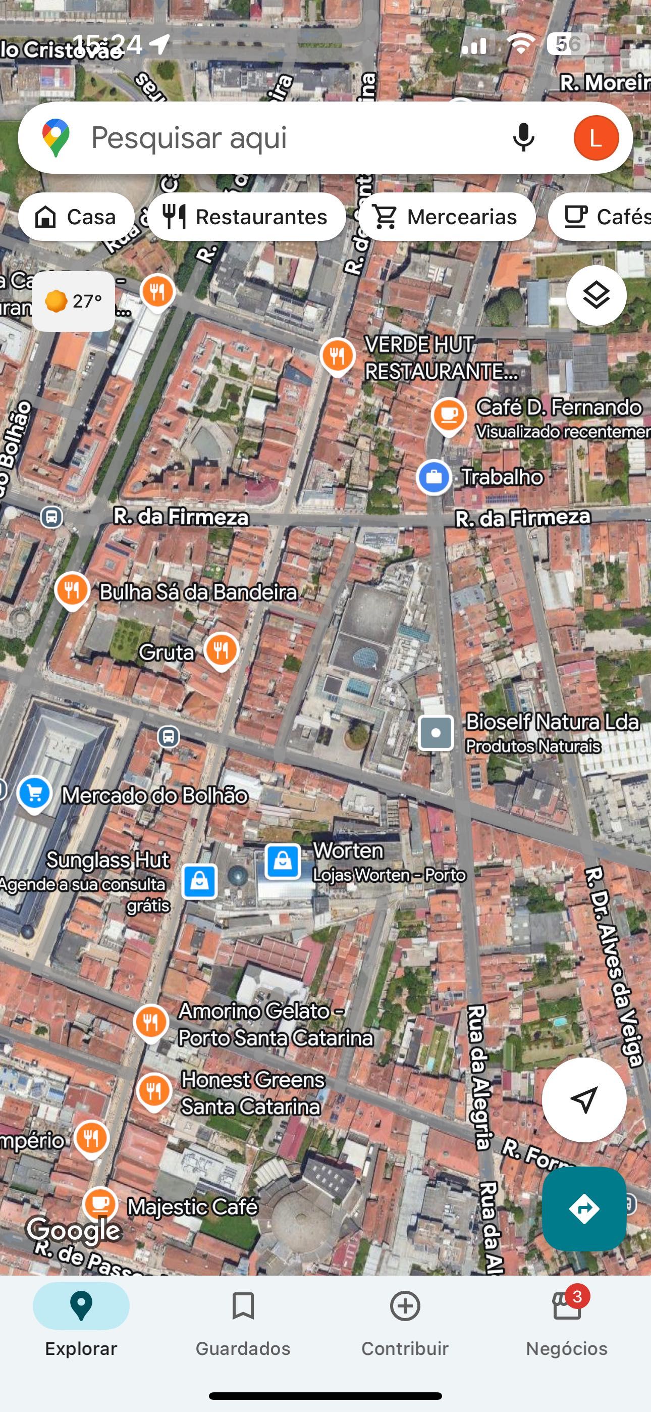 Café snack bar no Porto