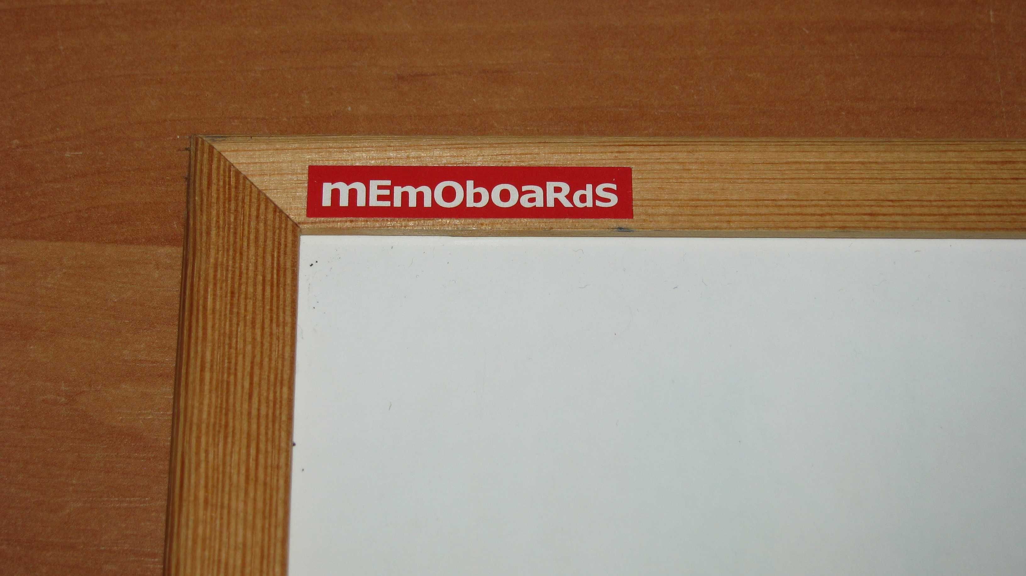Tablica suchościeralna memoboards magnetyczna biała do pisania 40x60