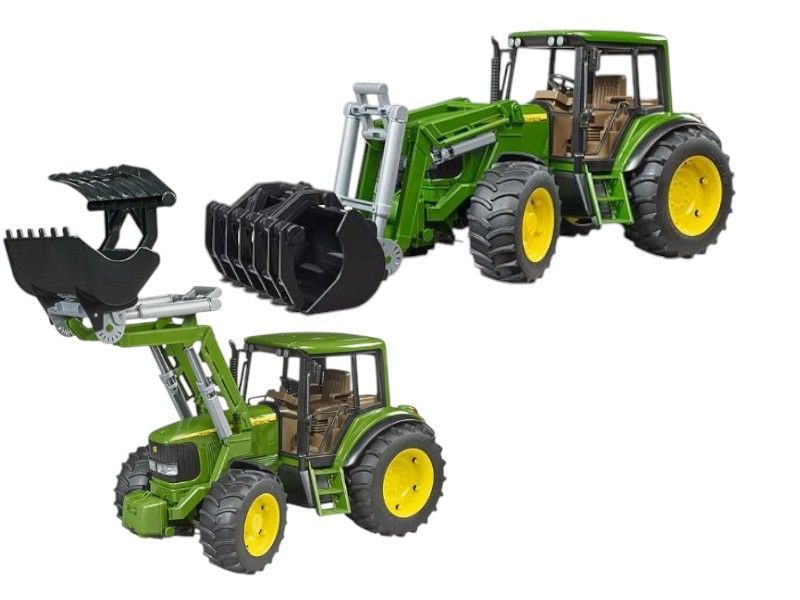 Ciągnik rolniczy John Deere 6920 z przednim ładowaczem Bruder
