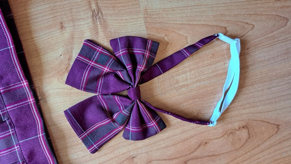 Cosplay,  koreańska spódniczka Pas 78 cm  w kratkę  plisowana