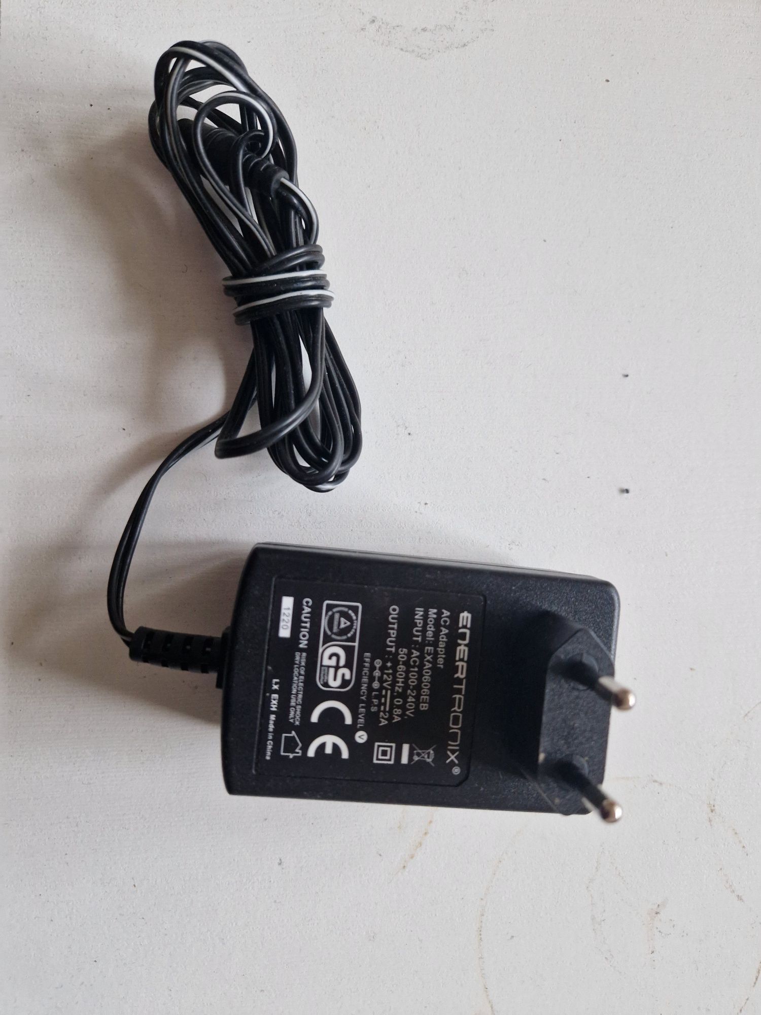 Zasilacz 12V 2A ENERTRONIX EXA0606EB