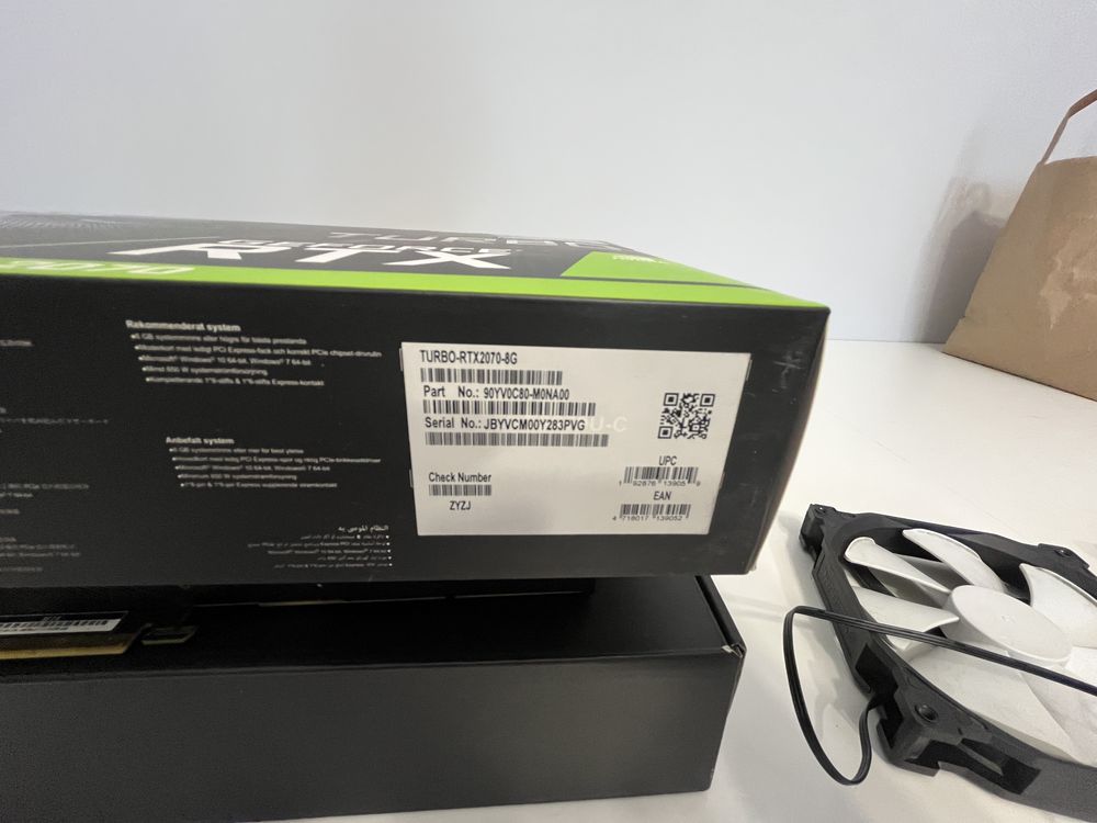 Nvidia Asus RTX 2070 Turbo