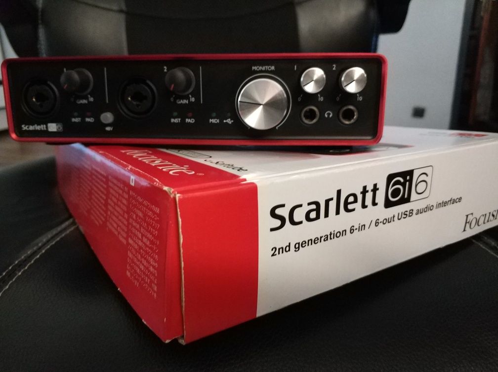 Interface audio Focusrite 6i6 2gen