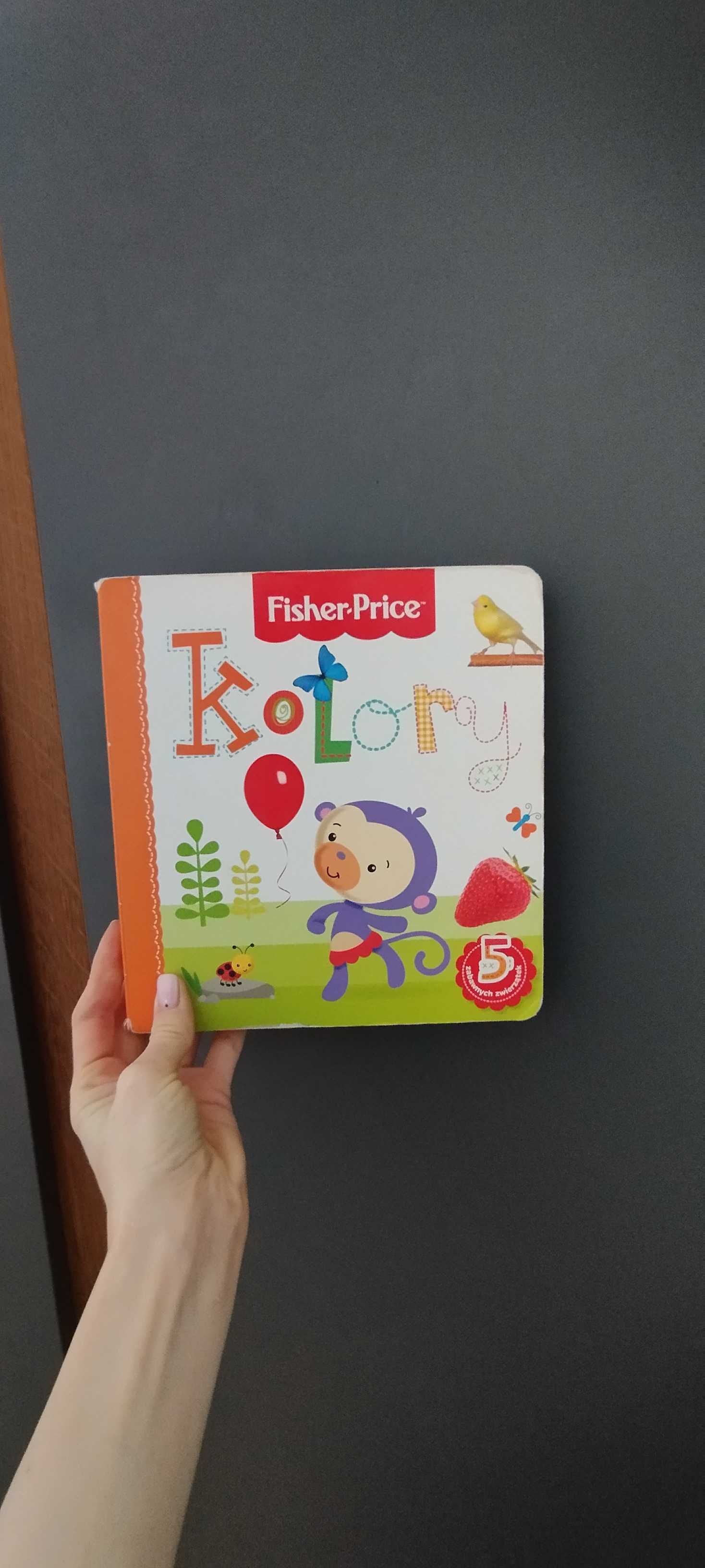 Książka książeczka tekturowa Fisher Price Kolory tekturowe strony