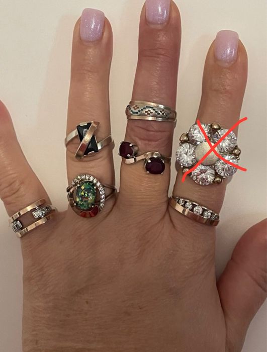 Шикарные кольца серебро золото камни