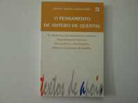 O pensamento de Antero de Quental- Manuel Tavares e Mário Ferro