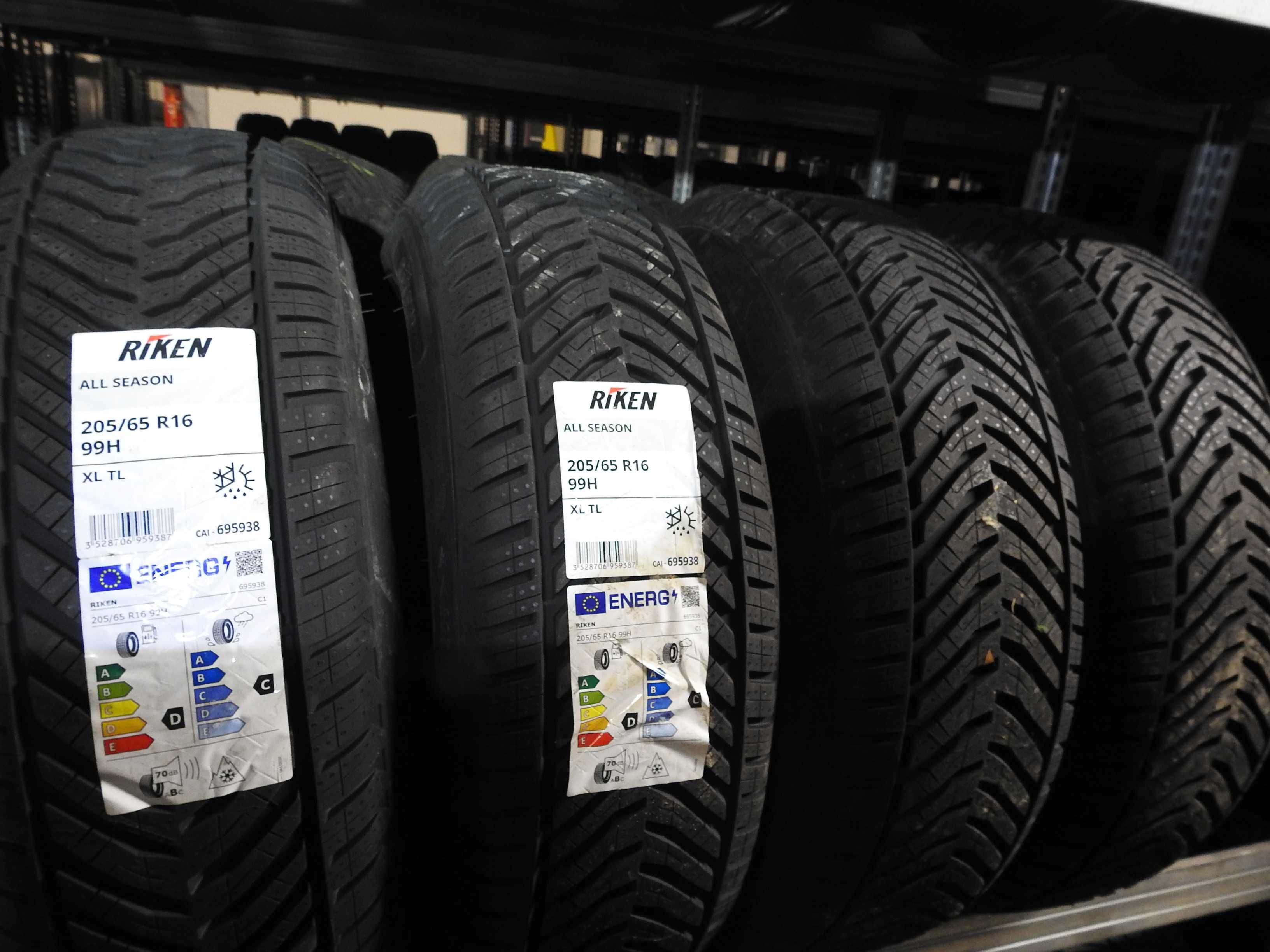 4 x Riken All Season 205/65R16 99 H XL