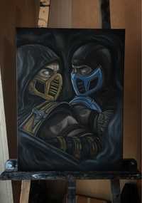 Картина маслом  Mortal Kombat
