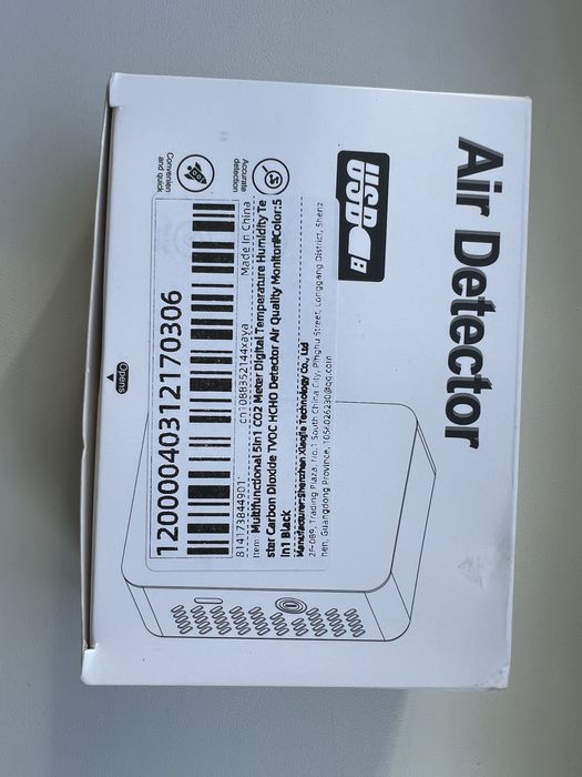 Багатофункціональний датчик(5 параметрів) якості та параметрів повітря