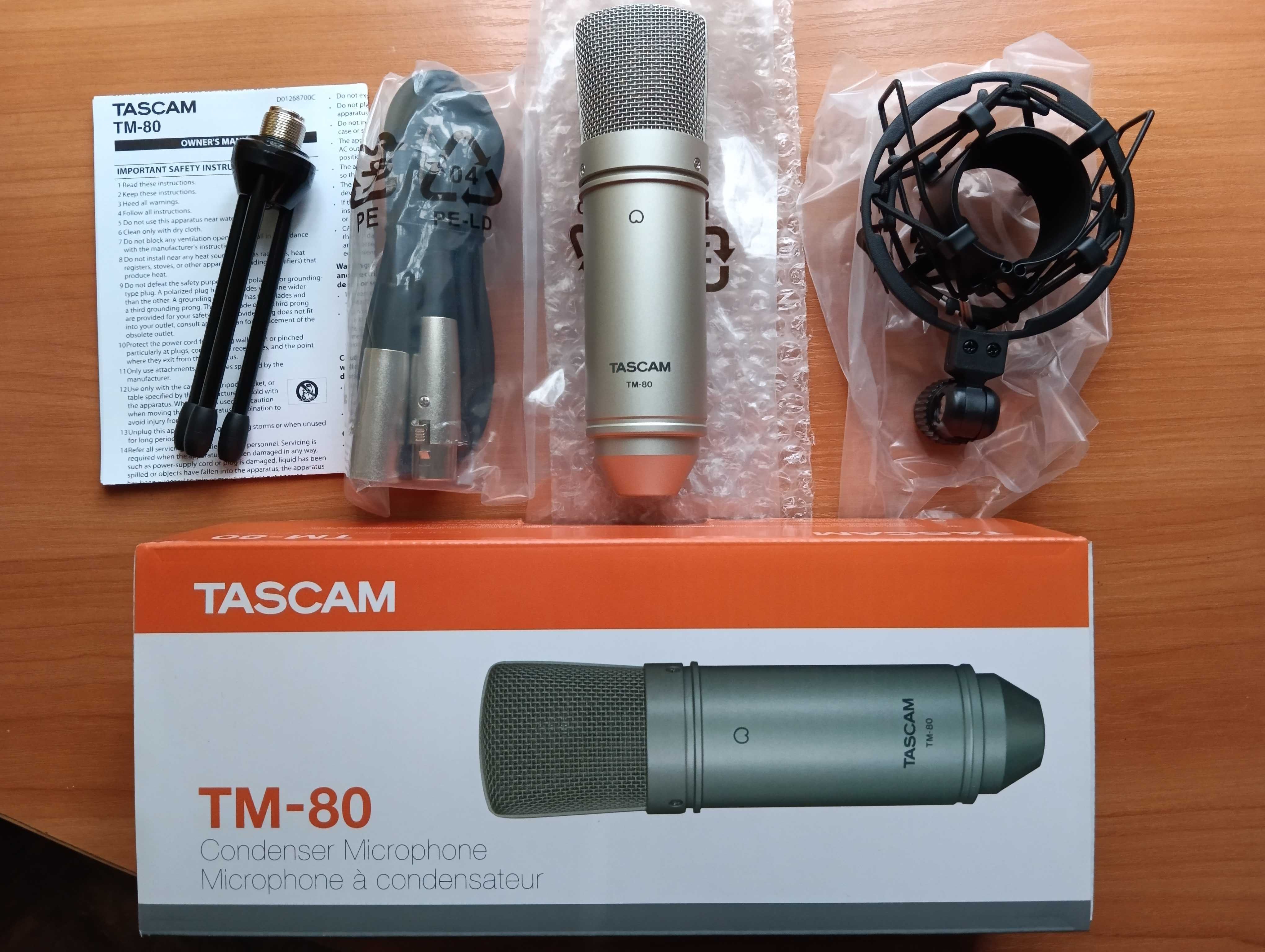 Студійний мікрофон TASCAM TM-80 конденсаторний