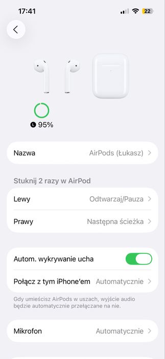 Apple Airpods 2 generacja