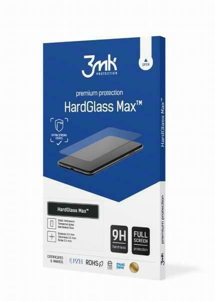 3Mk Hardglass Max Iphone 15 Pro 6.1" Czarny/Black, Fullscreen Glass