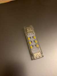 USB лампа , 12 LED