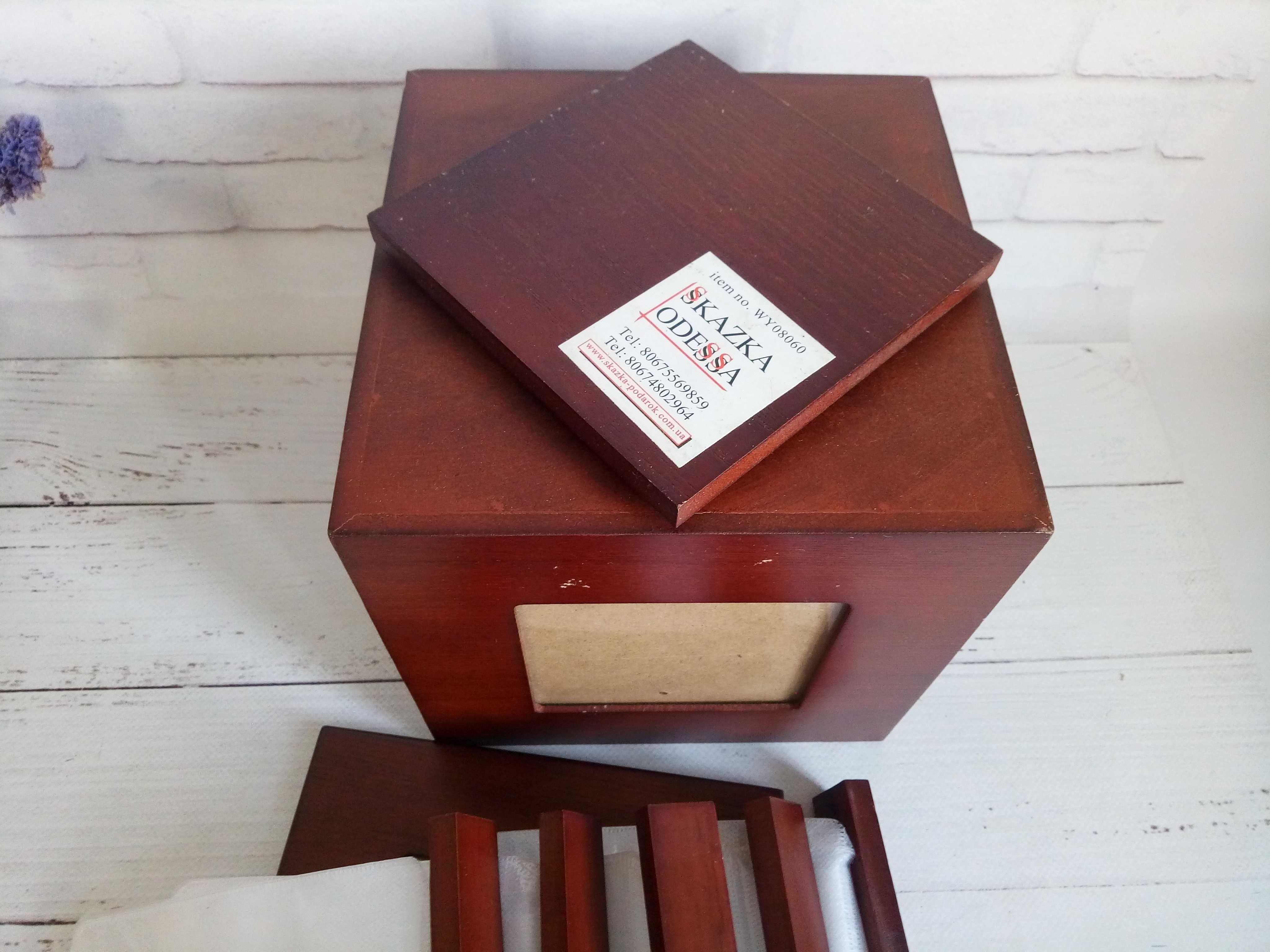дерев'яний ящик - фоторамка, для зберігання дисків CD та дрібних речей