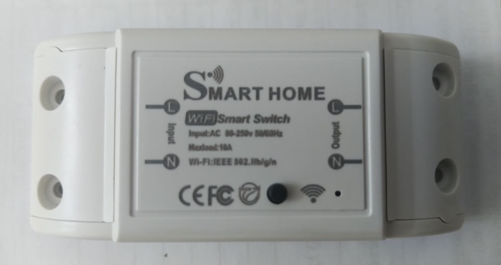 Безпровідний wi fi  smart home 220v/10a вимикач  basic