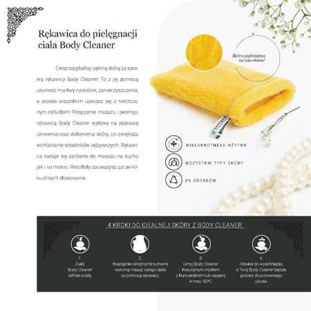 Rękawica do peelingu ciała, super skóra - Body Cleaner Raypath