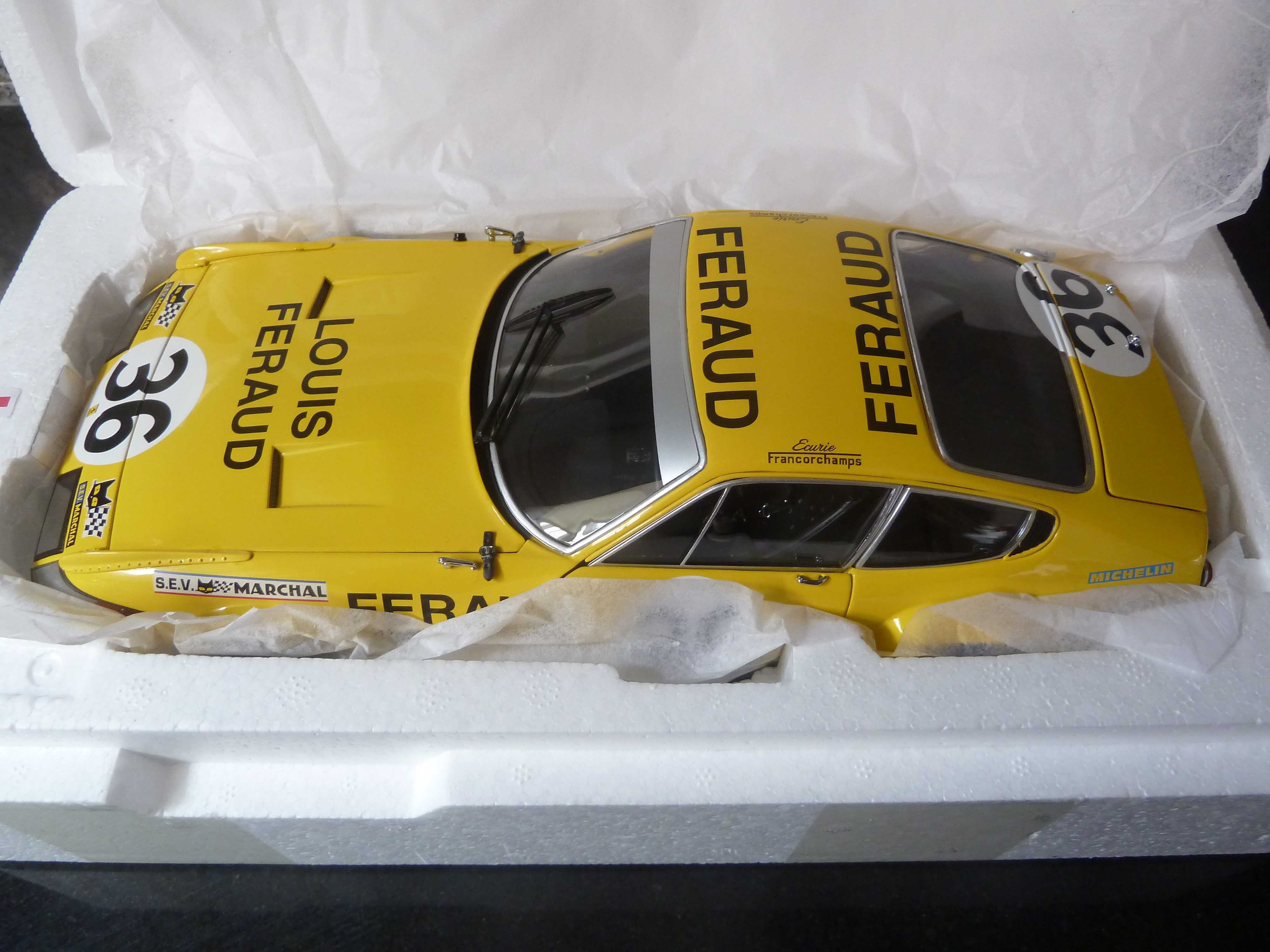 1:18 Kyosho, Ferrari 365 GTB4 Competizione, AutoArt Minichamps