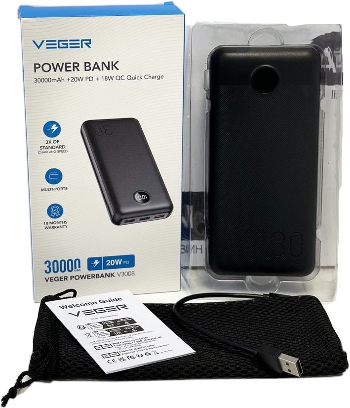 Power bank veger ОПТ/Дріб