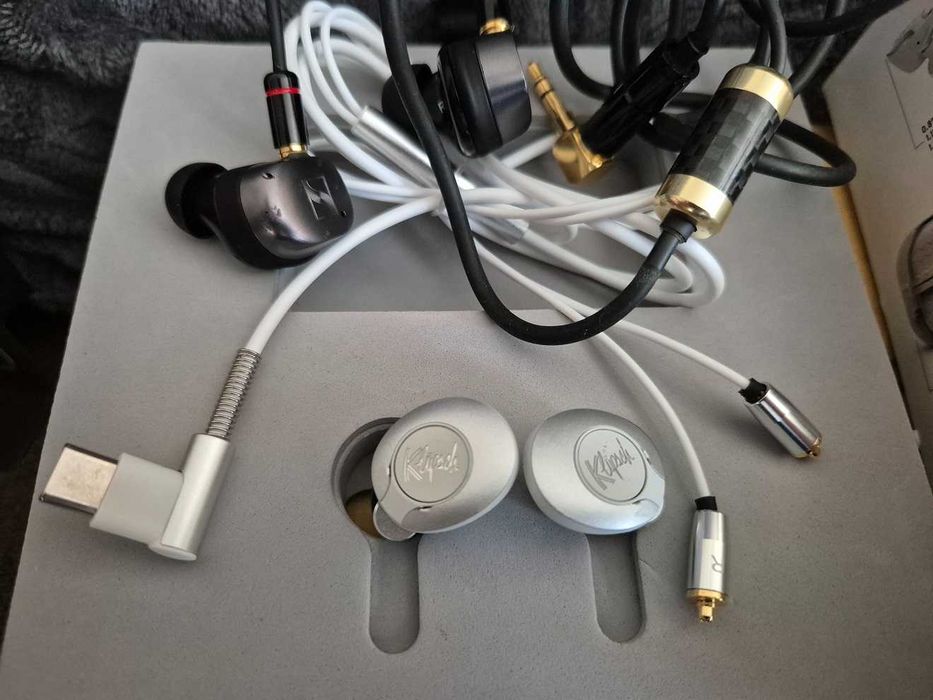 Słuchawki Klipsch T5 II i Sennheiser TWS3 mmcx