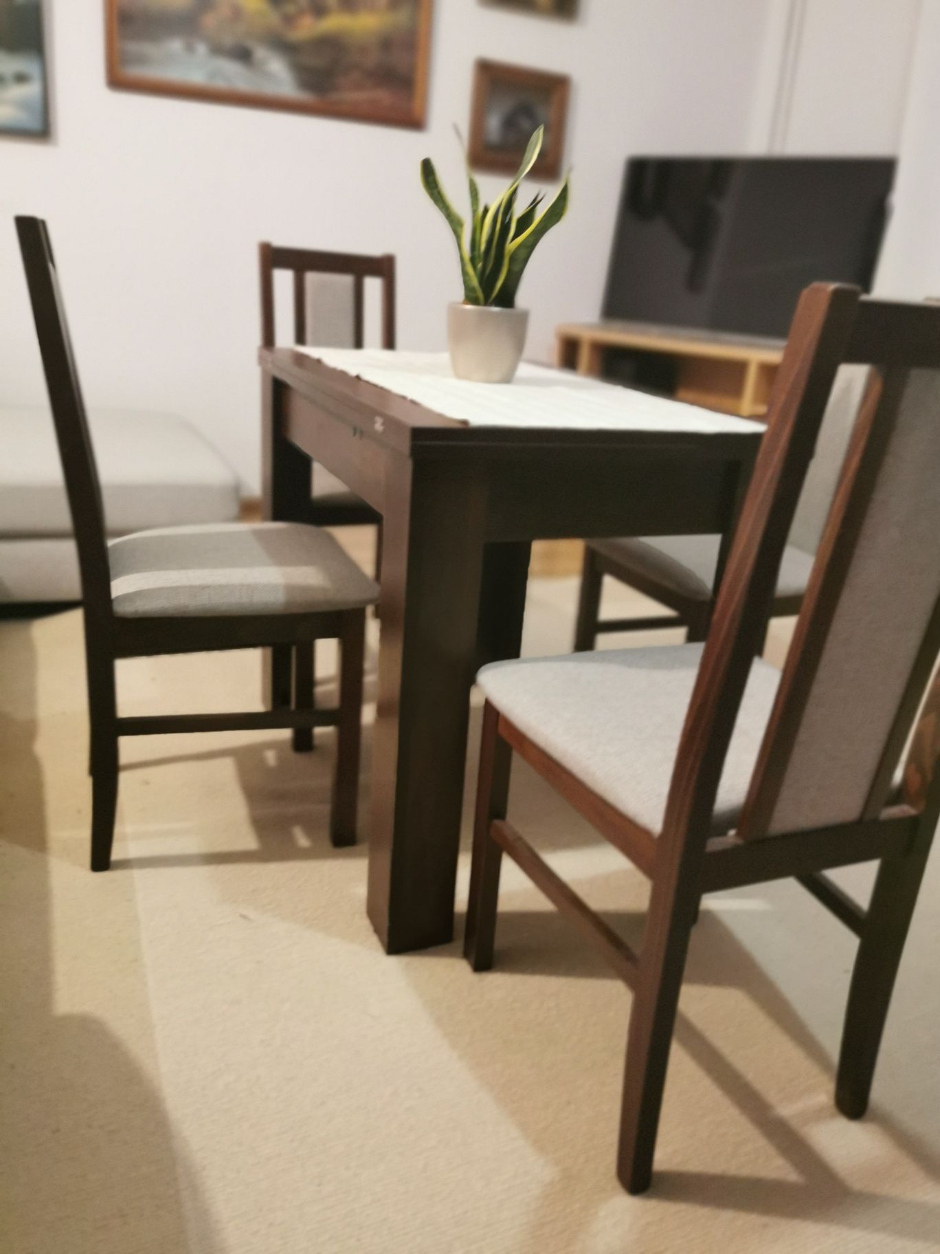 Stół krzesła Lite drewno jakość
