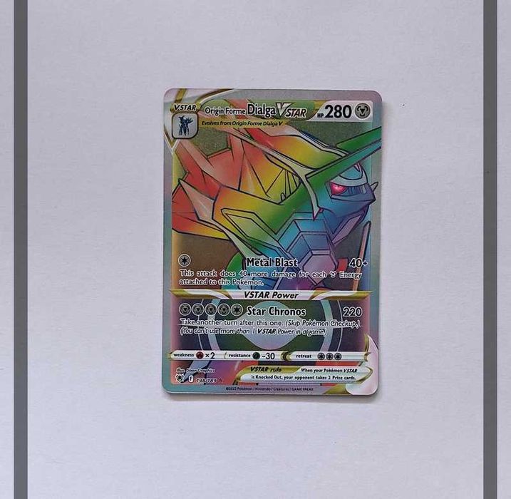 Origin Forme Dialga Vstar 198/189 ASR Pokemon NM