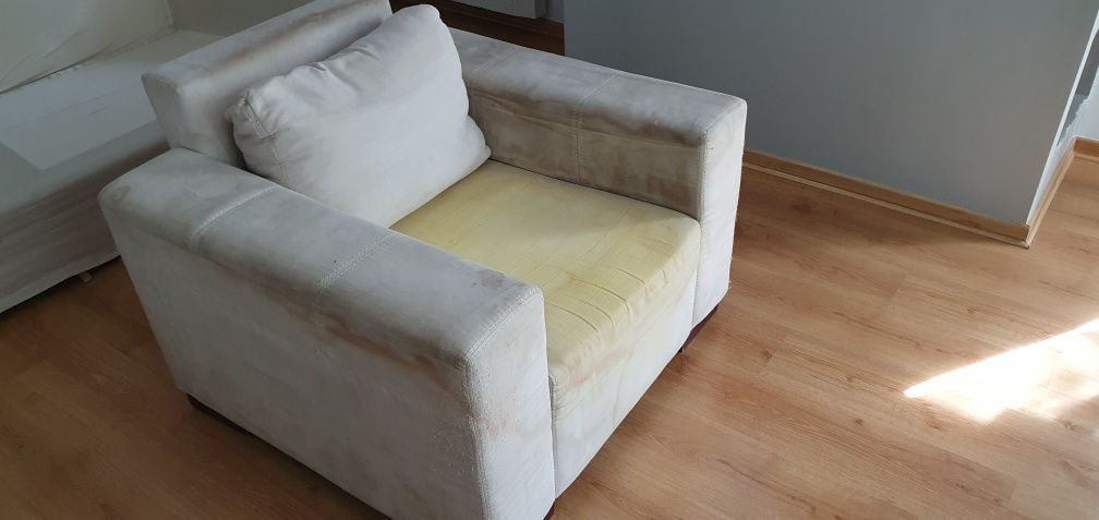 Duża kanapa + fotel