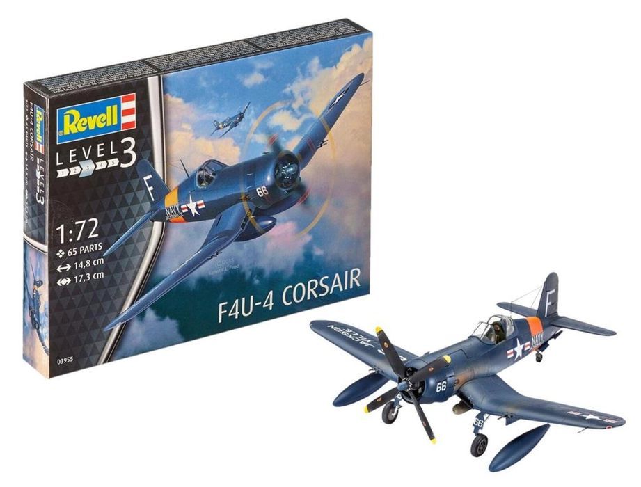 Samolot 1:72 Vought F4 U Corsair Revell oprawa: pudełko