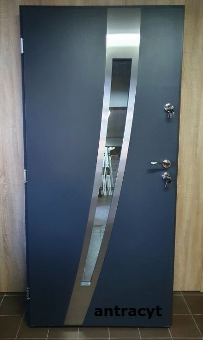 Drzwi zewnętrzne 80, 90 model "KOMETA" Polskie, SZYBKA DOSTAWA