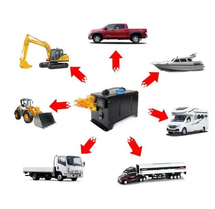 Автономним обігрівач вебасто Vevor 8кВт дизельний автономка обогрев