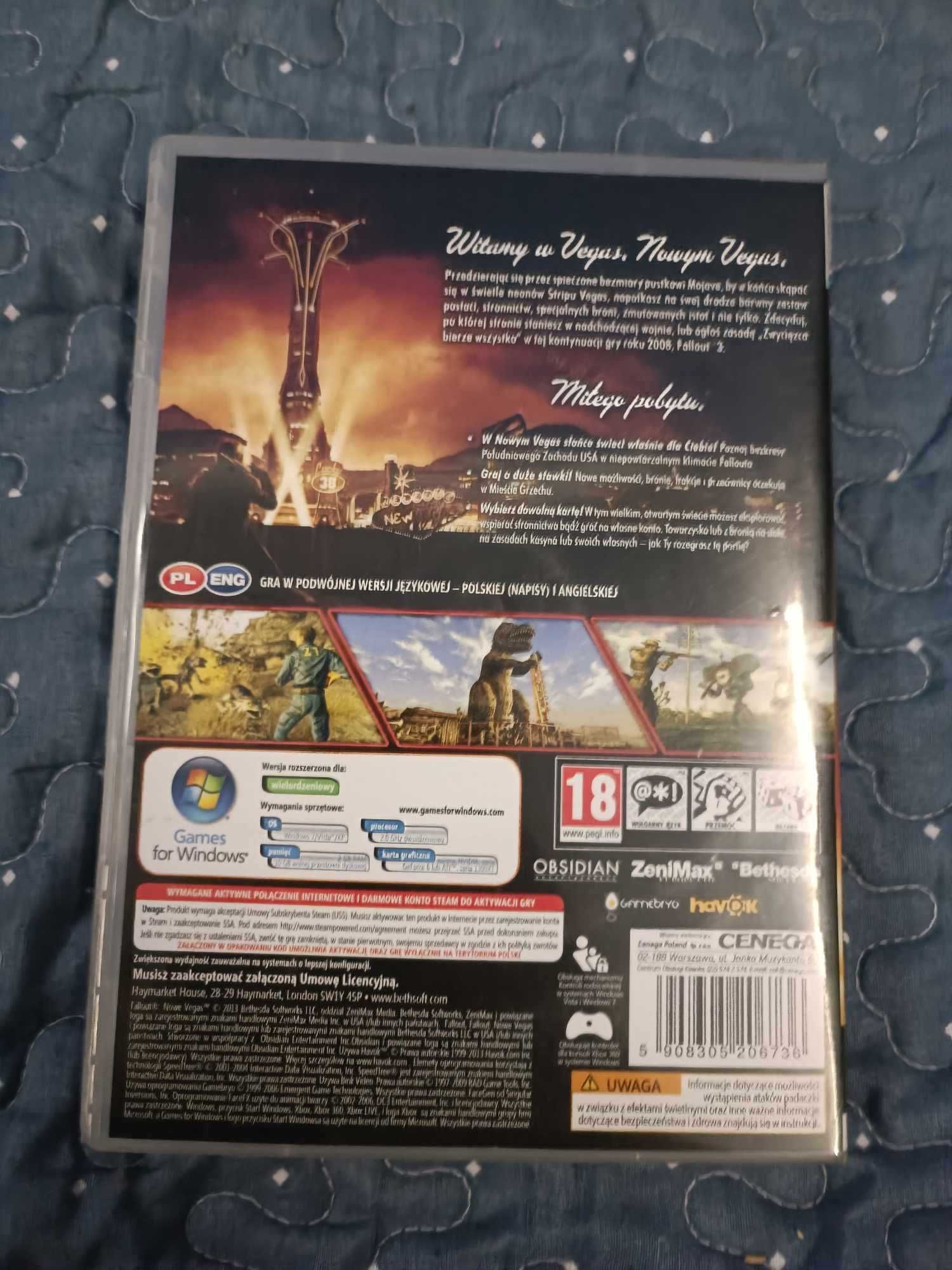fallout new vegas pudełko