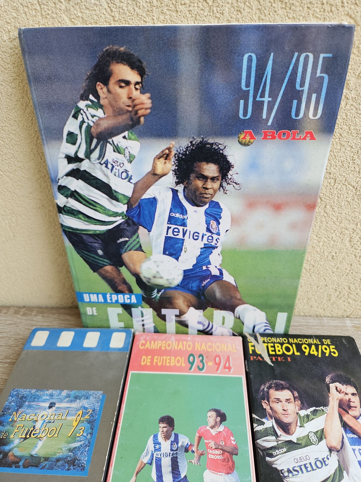 Portuguese Football vhs Lot + A Bola Magazine 94/95