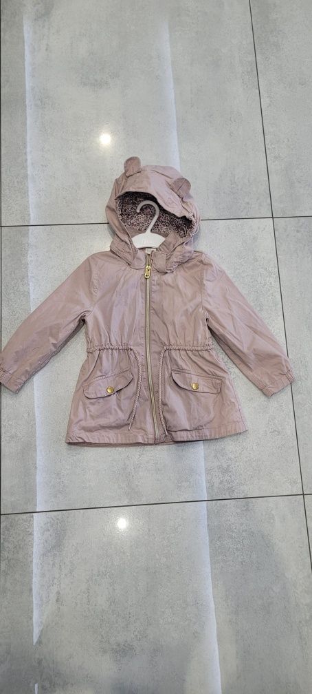 Kurtka Parka H&M dziewczynka  rozmiar 92