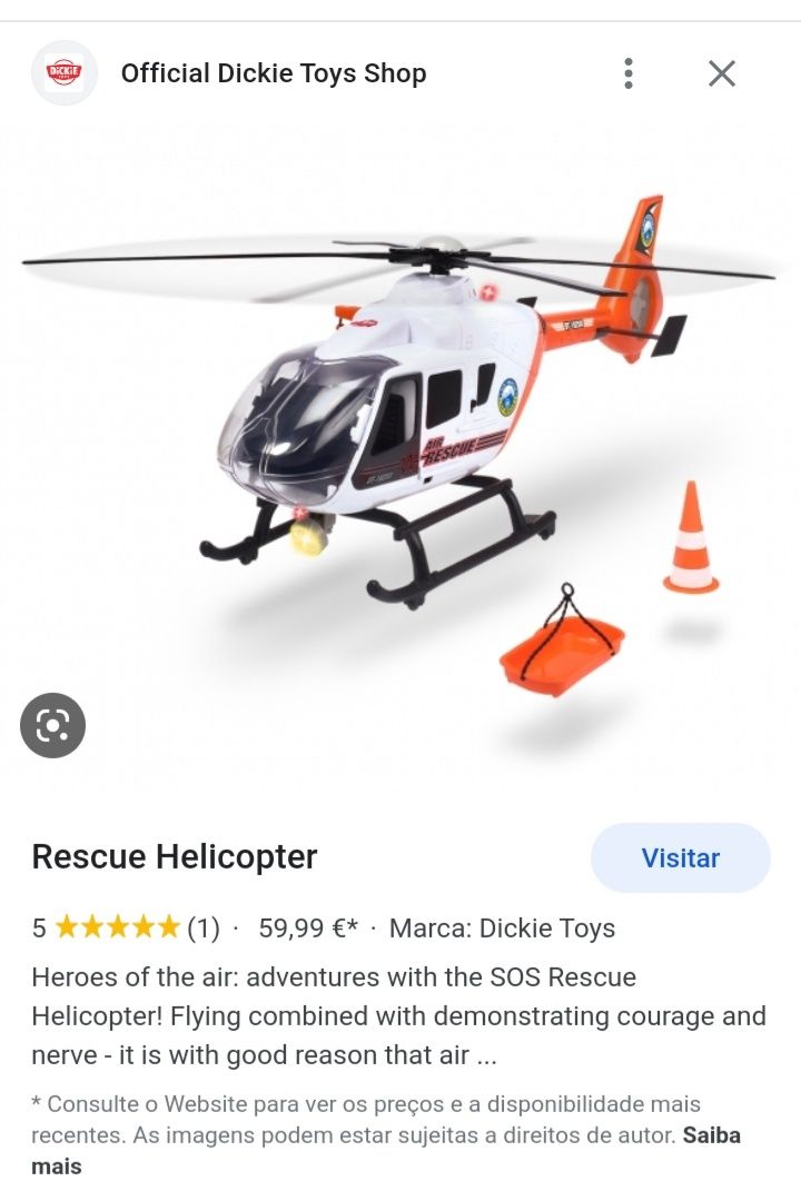 Helicóptero Dickie Toys