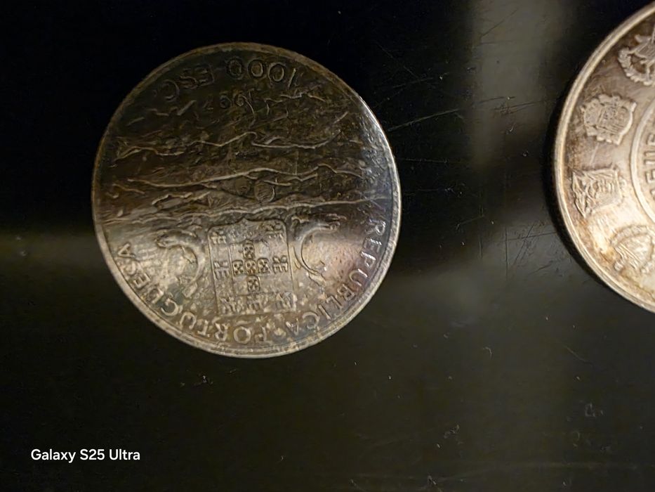 Moedas de prata de 1000 escudos