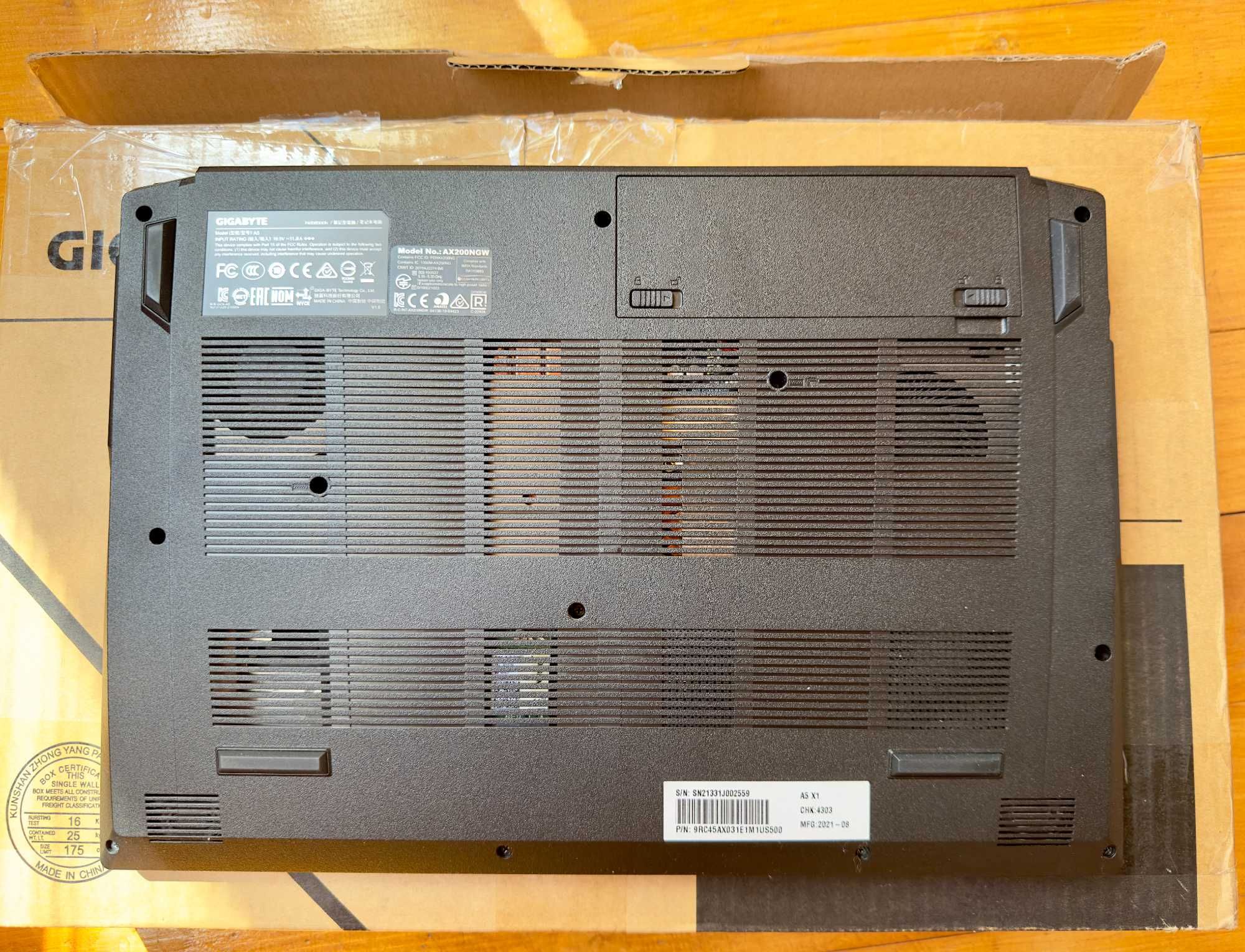 Продам Ноутбук GIGABYTE A5 X1 | RTX 3070 140W | Ryzen 9