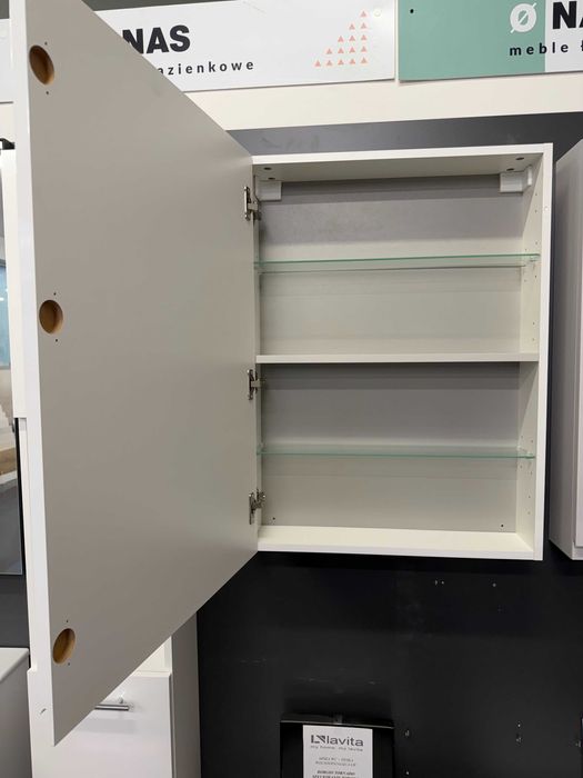 Szafka wisząca biała łazienkowa 60x80 cm