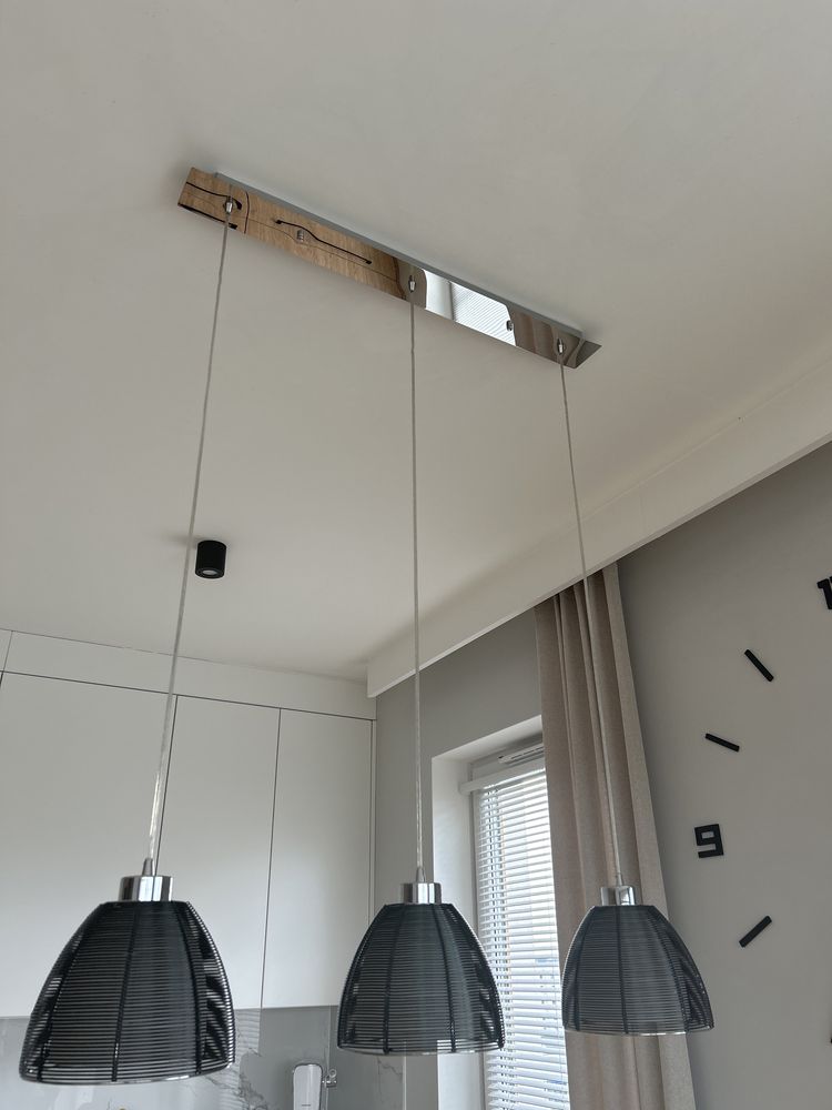 Lampa wisząca Pico czarna 3x 60W  E27