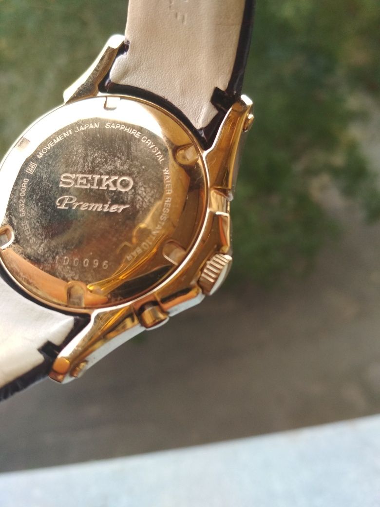 Продам часы Seiko Premier сапфировое стекло