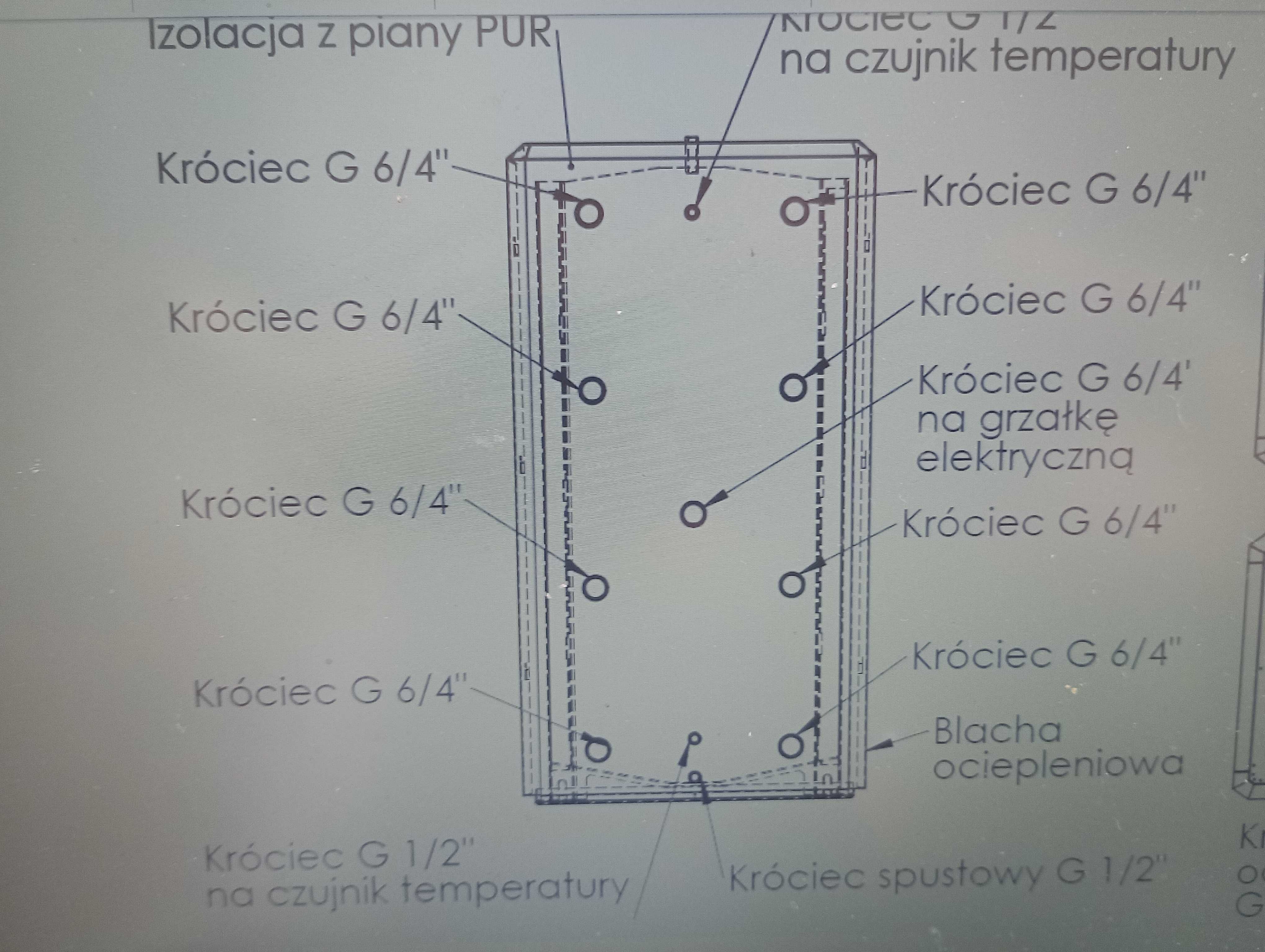 Bufor ciepła zbiornik buforowy Stalmark 1000 l  nowy FV